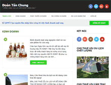 Tablet Screenshot of doantanchung.com